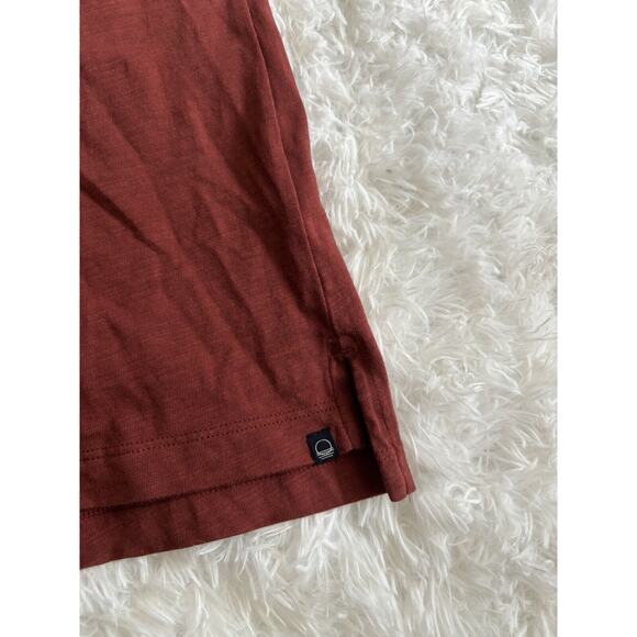 Even Tide Men’s Sz. M Burnt Orange/ Red Knit Polo. Excellent Condition - Picture 4 of 11